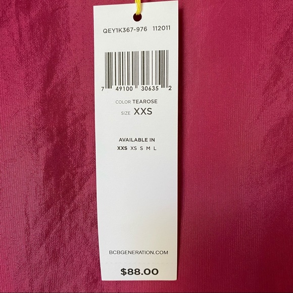 NWT BCBG hot pink sleeveless top - Picture 5 of 5